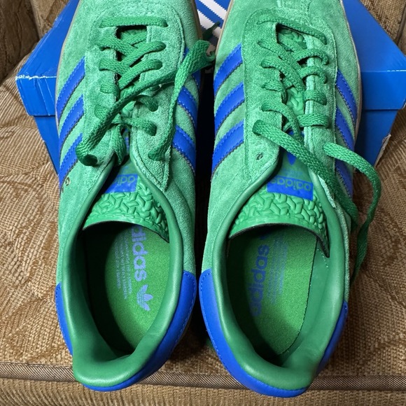 Adidas Womens Gazelle Bold IE1370 Green Casual Shoes Sneakers Size 8.5 VNDS! - Picture 8 of 9